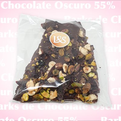 Barks de Chocolate Oscuro 55%