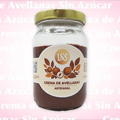 Crema de Avellanas Sin Azúcar